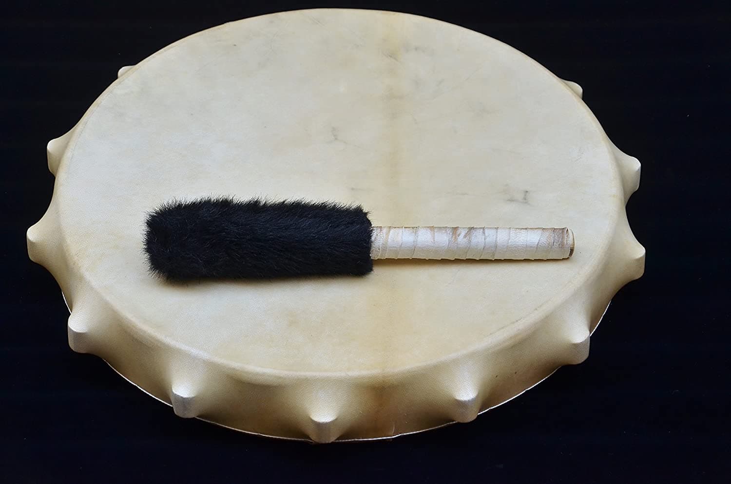 22 Tambourine Siberian Shamanic Circle Drum Frame Drum Hecho A Mano Potente Sonido