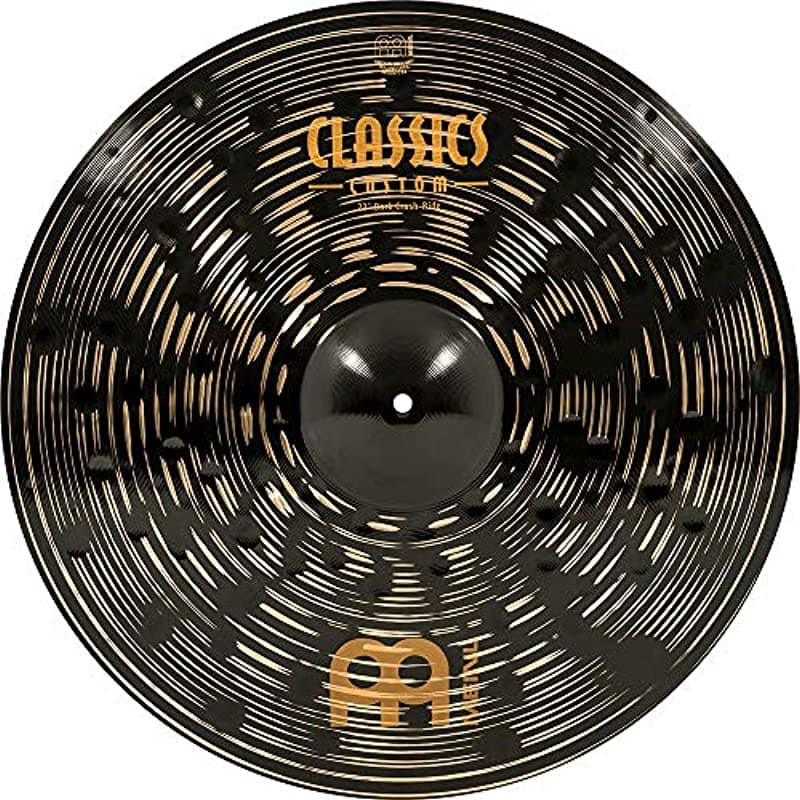 Meinl Platillo Classics - Platillo Oscuro De 22 Pulgadas Fabricado En Alemania Para Roca Metal Y Fusión 2 Años De Garantía (Cc22Dacr)