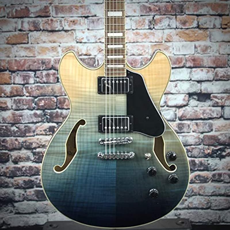 Ibanez Artcore As73Fm - Guitarra Eléctrica Semihueca Color Índigo Transparente AS73FMTIF