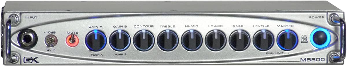 Gallien-Krueger Mb800 800 Watt Ultra Luz Cabezal Bajo 302-0690-A