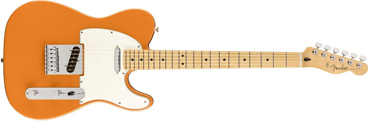 Fender Player Tele Diapasón De Arce Naranja Capri 145212582