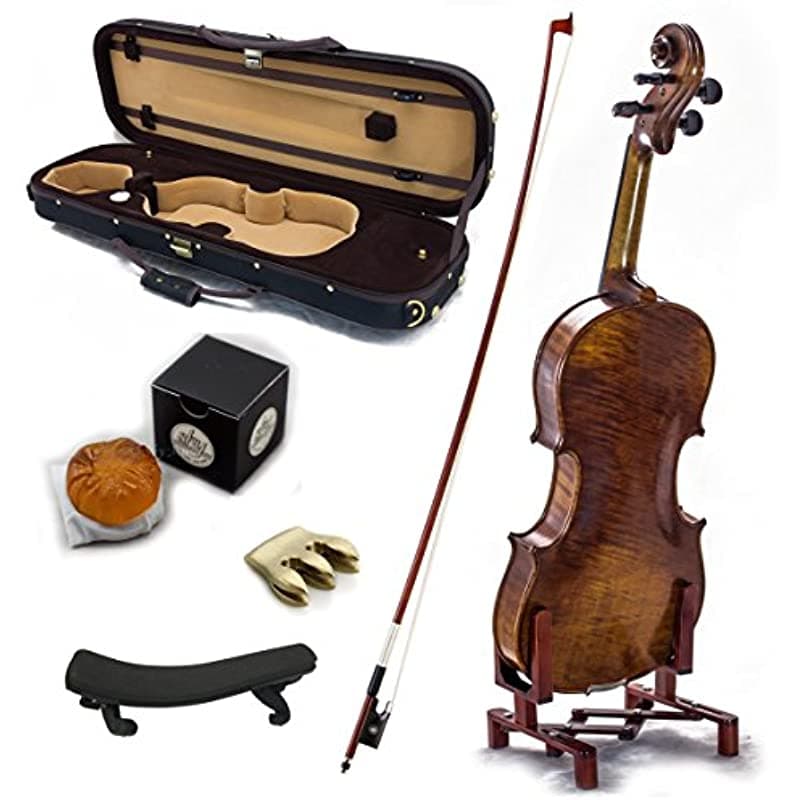 Sky 4 4 Kit De Violín Vn404 De Estilo Antiguo De Tamaño Completo W Case Bow Rosin Mute SKYVN404CB-4/4