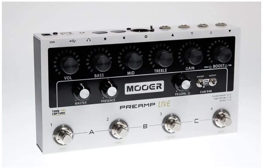 Mooer Preamp Live - Pedal Multiefectos de Preamplificadores