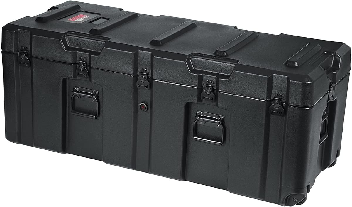 Gator Cases ATA Roto-Molded Utility Equipment Case; Funda utilitaria moldeada por roto de 45" x 17" x 18" interior (GXR-4517-1503), Negra