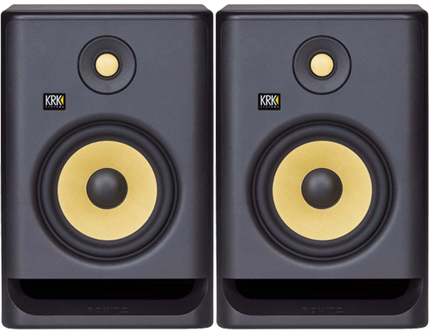 KRK Rokit 7 G4 Par de Monitores de Estudio Bundle RP7G4-NA-COMBO-STD