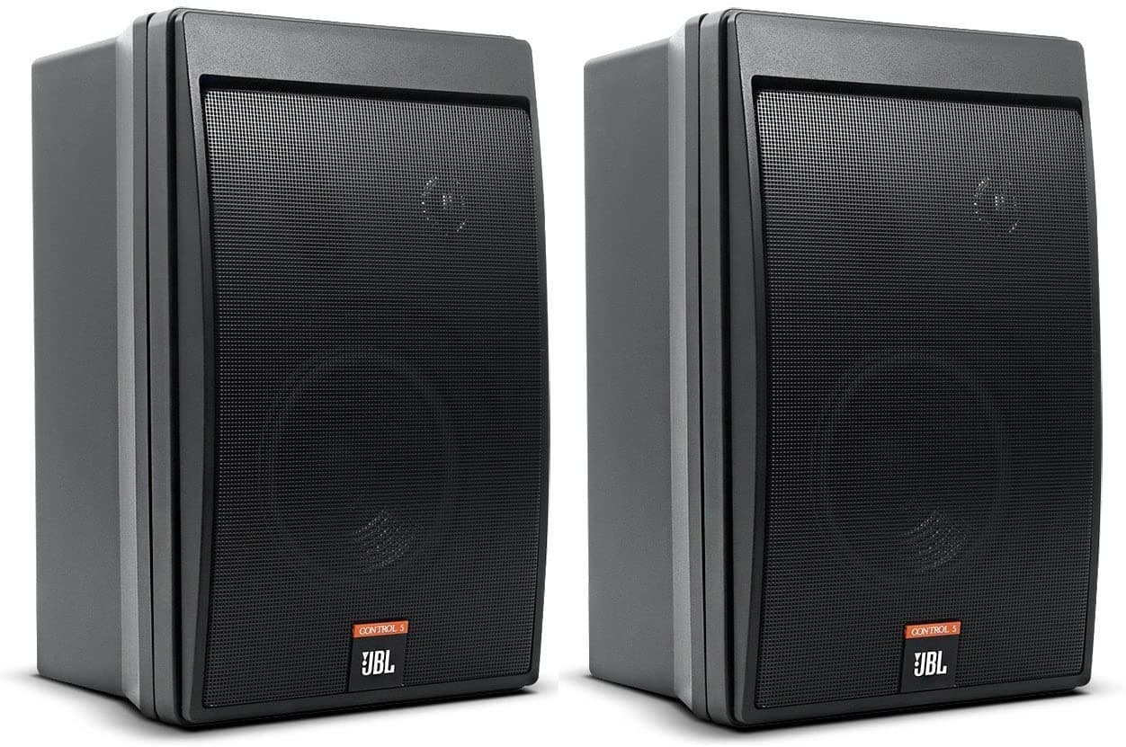 JBL Control 5 Monitor de Estudio Compacto 6.5", 2 Parlantes Negros