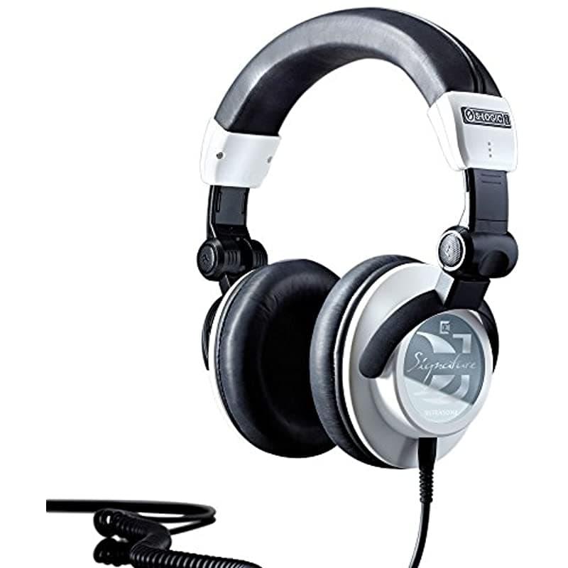 Ultrasone Inc. Firma Auriculares Signature Dj Negro Plateado
