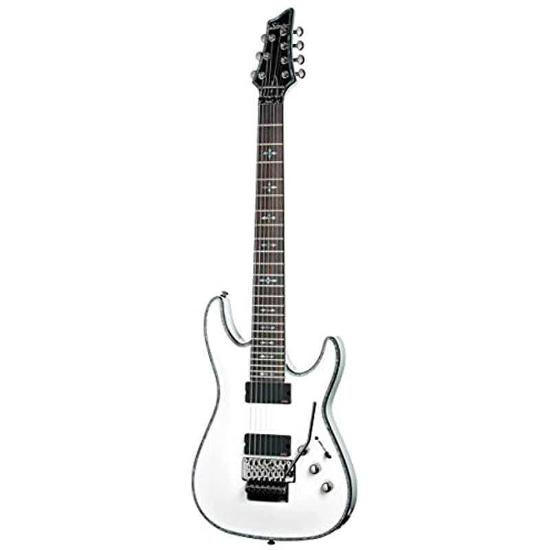 Schecter Hellraiser C-7 Fr 7-Cuerdas Guitarra Eléctrica Gloss White Hellraiser C-7 FR/Gloss White (WHT