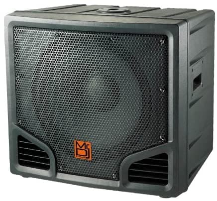 Mr. Dj Pro-Sub18 18-Inch 3500 W Potencia Máxima De Pico Con Subwoofer Crossover Altavoces Satélite Y Pole Mount Socket