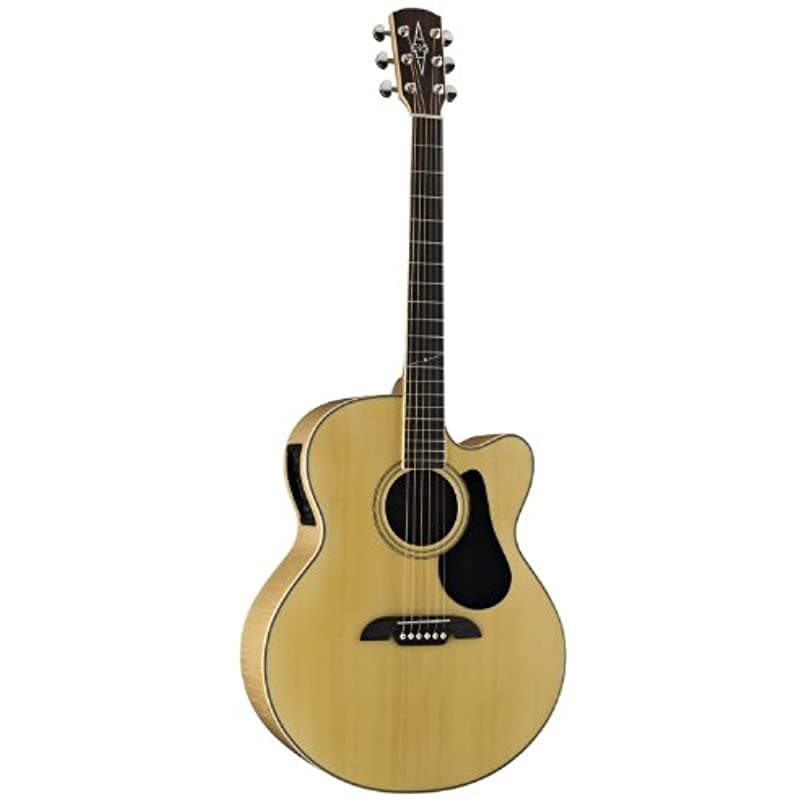 Alvarez Artist Series Aj80Ce Jumbo Acústica - Guitarra Eléctrica Acabado Natural/Brillante