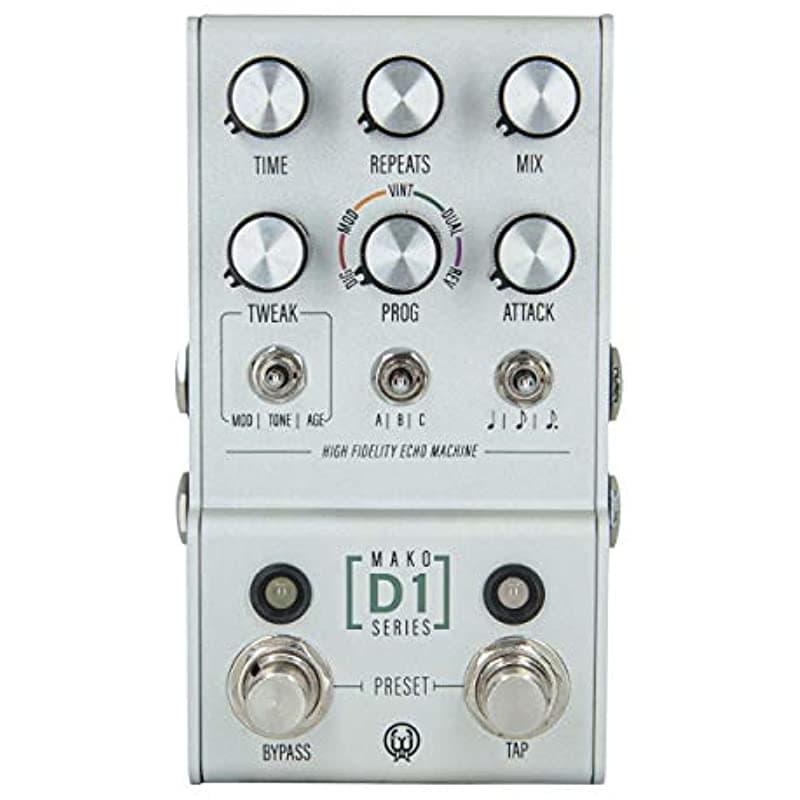 Walrus Audio Mako Series D1 pedal de delay estéreo de alta fidelidad (900-1051)