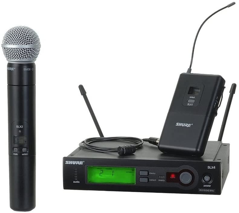 Shure SLX124/85/SM58 combo sistema inalámbrico G5 SLX124/85/SM58-G5