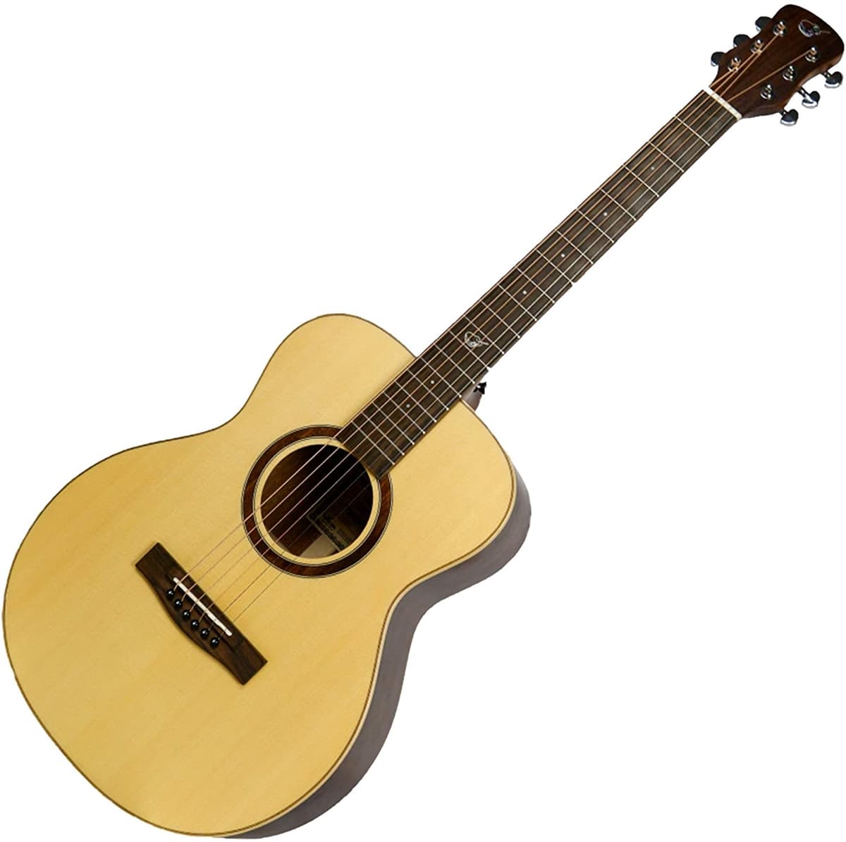 Journey Instruments RT412 - Guitarra de viaje electroacústica de mástil fijo en Sitka Spruce, fondo de servicio pesado