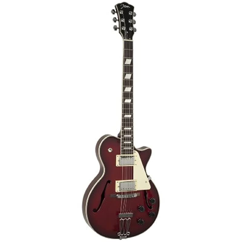 Johnson Jh-100-Wnb Delta Rose Guitarra Eléctrica Wineburst