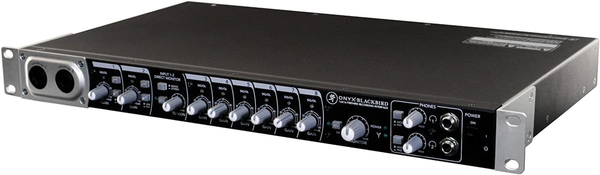 Mackie Onyx Blackbird Premium 16 X 16 Firewire Interfaz Con Software De Producción Musical Tracktion 3 De Grabación