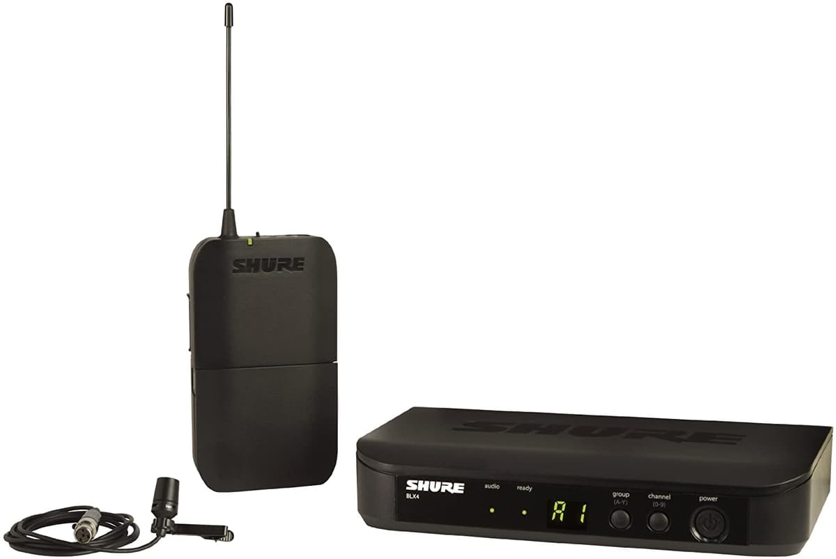 Shure BLX14/CVL - Sistema de micrófono inalámbrico con bodypack y micrófono lavalier CVL, descontinuado por el fabricante BLX14/CVL-H8