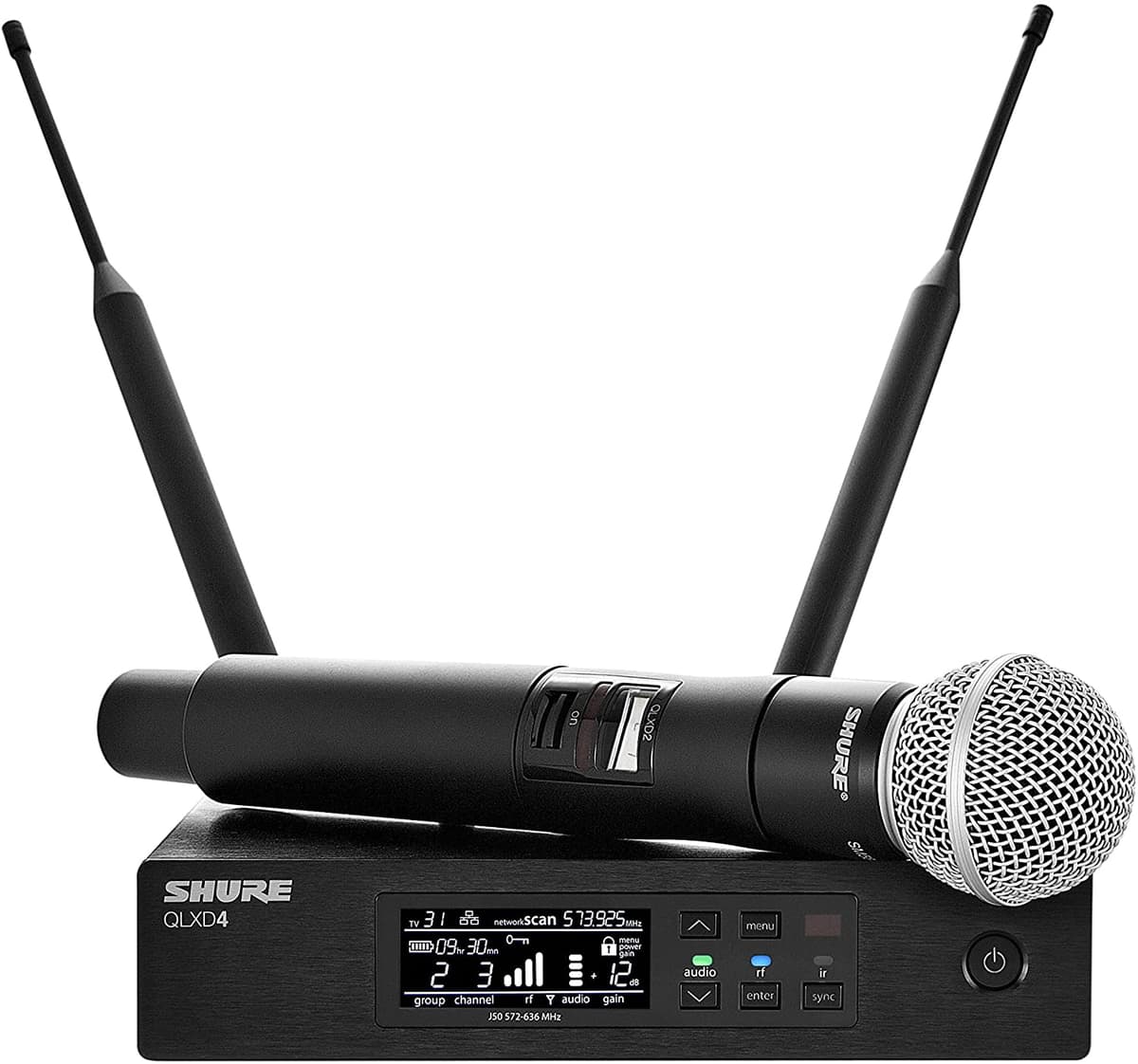 Shure QLXD24/SM58 - Sistema de micrófono inalámbrico SM58 de mano para voces QLXD24/SM58-G50