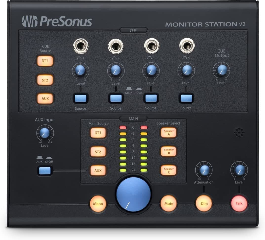 PreSonus Monitor Station V2 Sistema de Monitor de Escritorio