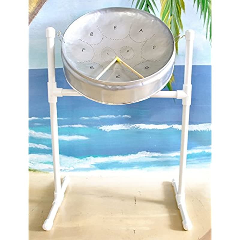 Steel Drum con Baquetas, Soporte, DVD "Toca junto" y Folleto