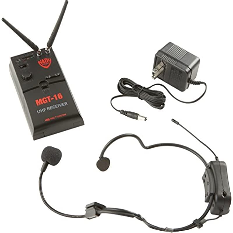 Nady Whm-16 Portátil 16 Canales Uhf Inhalmbrico Auriculares Sistema Wh-16 Transmisor MGT-16-WHM16