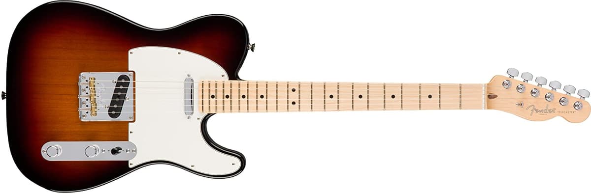 Fender American Professional Telecaster Diapasón de Maple Guitarra Eléctrica 3 Colores Sunburst 113062700