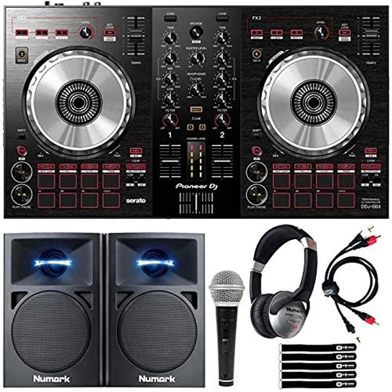 Clutch Pioneer Dj Ddj-Rev1 - Controlador De 2 Canales Con Altavoces + Auriculares