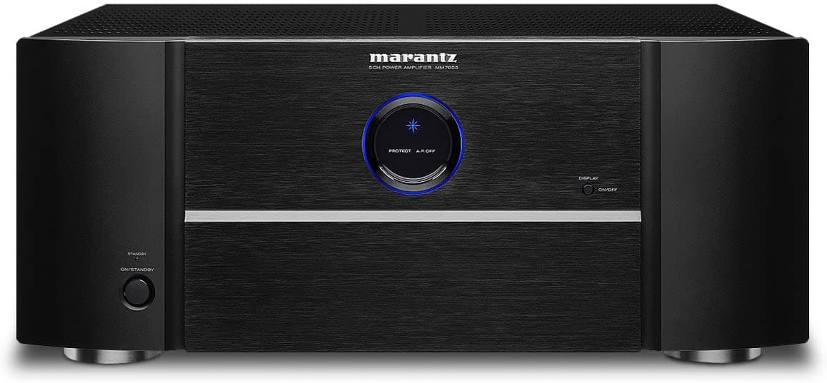 Marantz MM7055 Amplificador de Potencia - 5 Canales Amp Ultimate Home Theater y Sistemas de Audio | Calidad y Diseño de Alta Potencia | Terminales Chapados en Oro MM7055/N1B