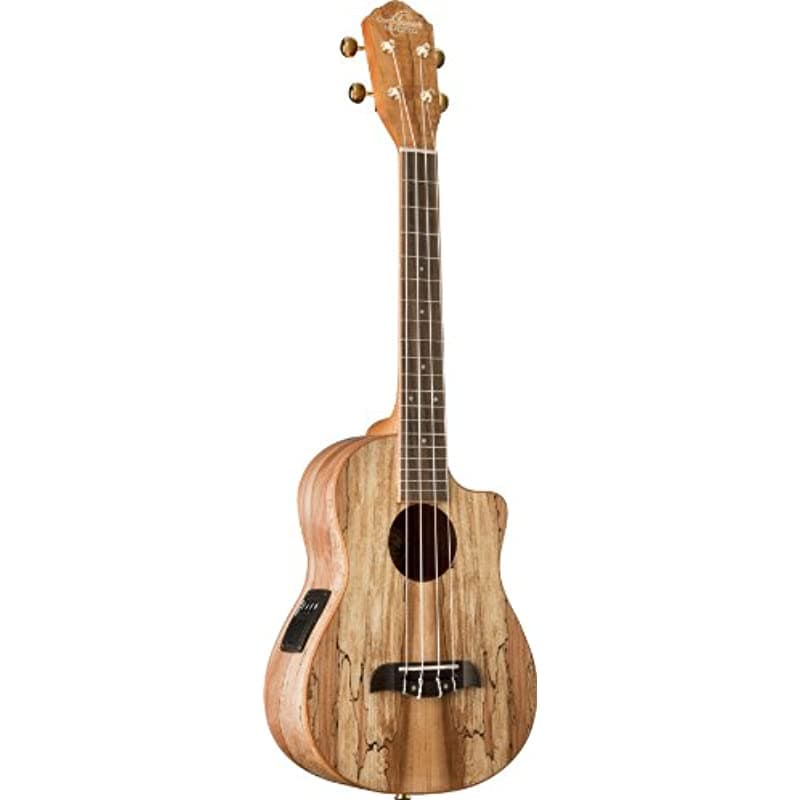 Oscar Schmidt Ou8Tlce Spalted Maple Acústica-Electric Tenor Ukulele