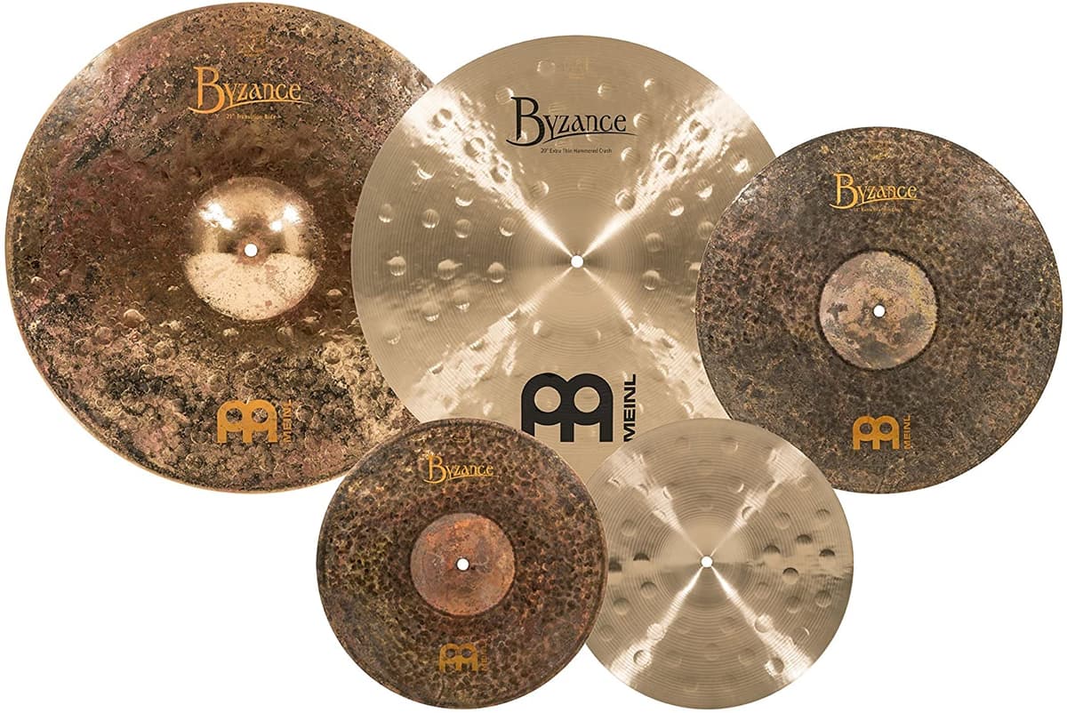 Meinl Platillo Mj401+18 Mike Johnston Byzance Cymbal Box Libre 18 Byzancia Video De Choque Delgado Extra Seco