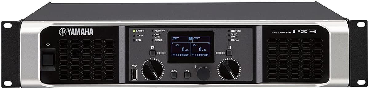 Yamaha PX3 Amplificador de Potencia Dual 2x500W Ligero con DSP