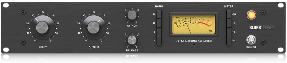 Klark Teknik 76-KT Compresor FET Estilo Clásico con Amplificador de Línea Clase A y Transformadores Midas 1176KT
