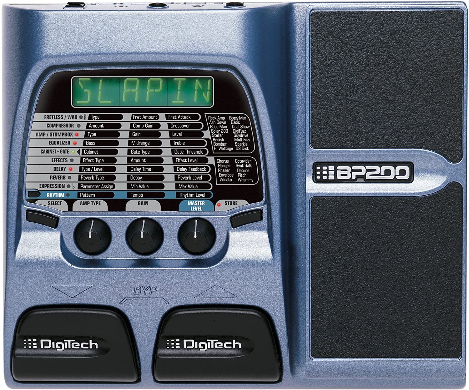 Digitech Bp200 Bajo Multi Efectos Procesador Pedal De Expresión BP200 Bass Signal Processor