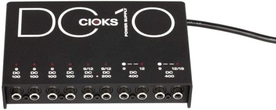 Cioks Dc10 9V 12V 15V Dc Profesional Regulado Fuente 8 Secciones Aisladas Y 16 Cables Flexibles Efecto Compatible Tc Electronic Nova Radial Tonebone Eventide Y Más