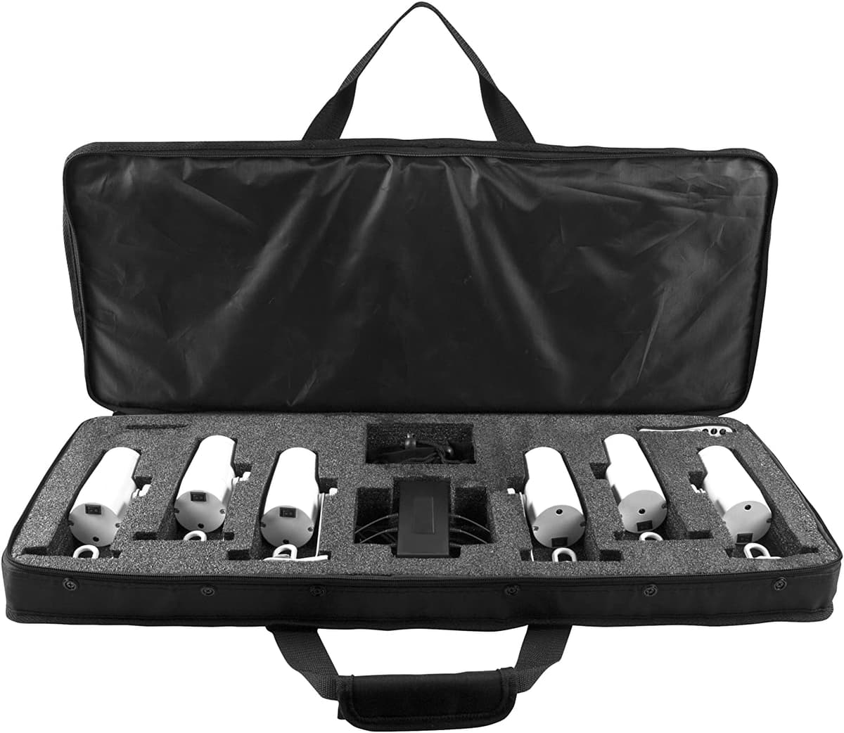Chauvet Dj Ezpin Irc Led Pin Spot Luz 6-Pack Irc-6 Remote & Vip Gear Funda EZpin Pack