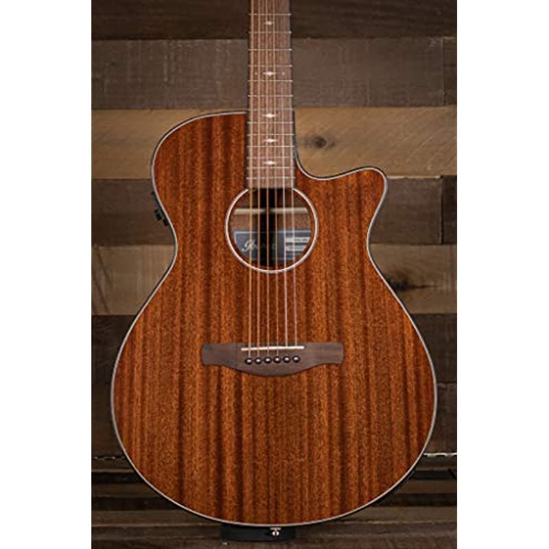 Ibanez AEG62 - Guitarra Electroacústica de 6 Cuerdas (para Diestros, Caoba Natural de Alto Brillo) AEG62-NMH