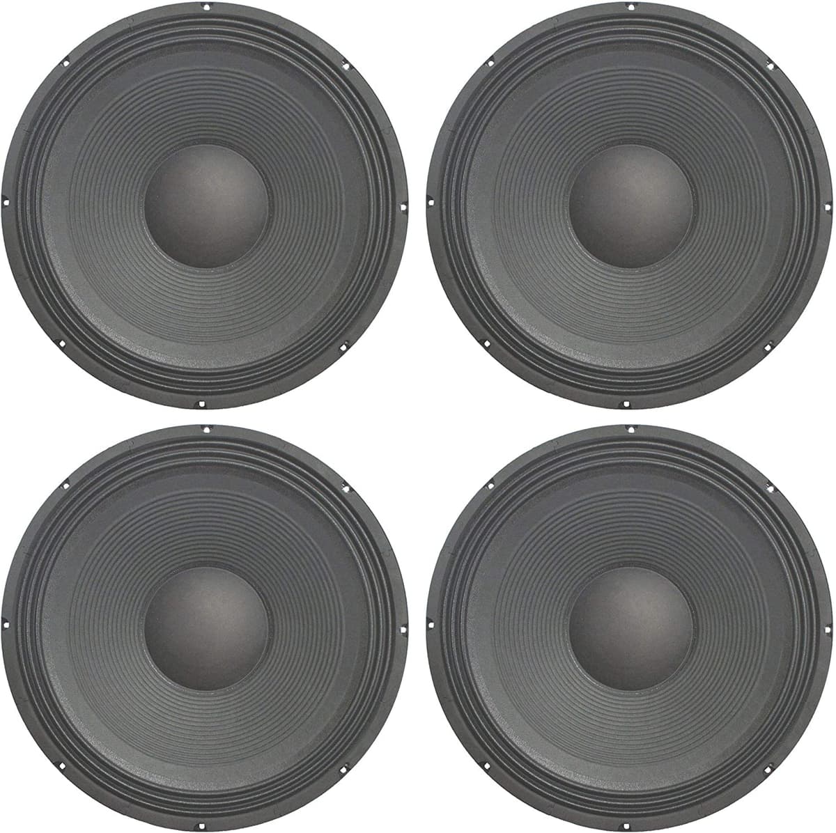 4X Harmony Ha-P18Ws8 Raw Repuesto 18 Pro Pa 1200W Sub Parlante 8 Ohmios Woofer HA-P18WS8x4