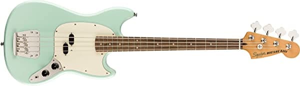 Squier By Fender Classic Vibe Mustang Bajo - Laurel - Verde Surf 374570557