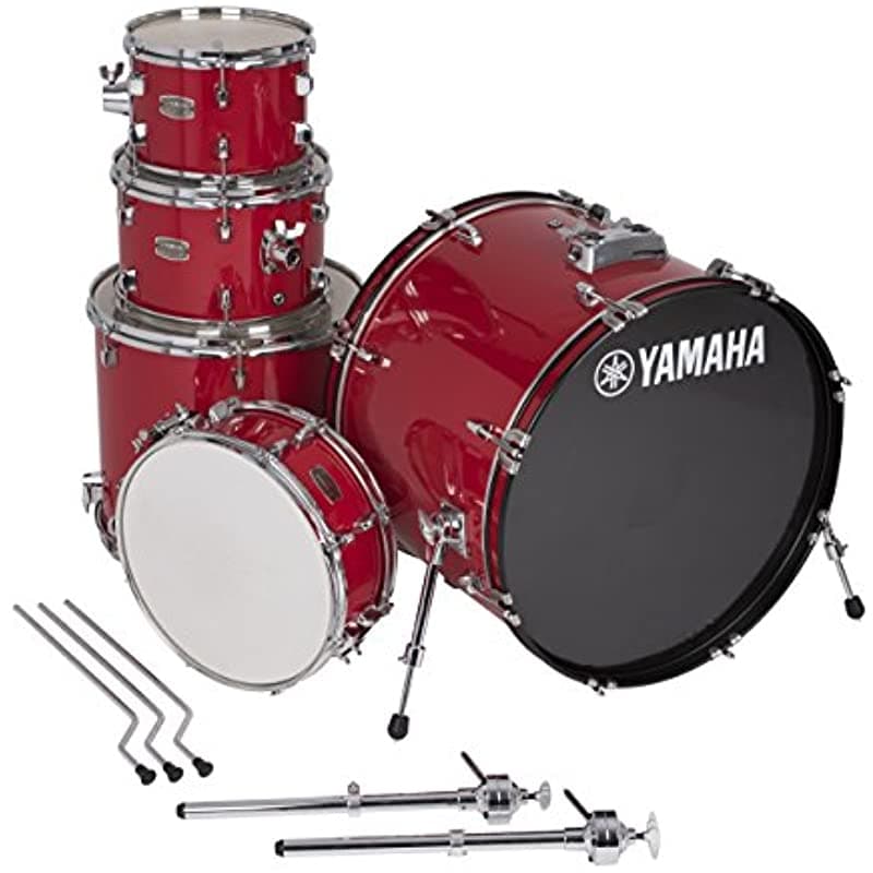 Yamaha Rydeen 5Pc Shell Pack 22 Bajo Drum Hot Red RDP2F5RD