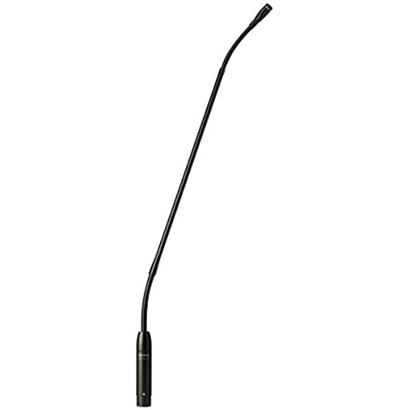 Shure MX418S/C Micrófono Condensador Cardioide de 18" con Montaje Antivibración XLR, Preamplificador con Montaje Antivibración y Brida, Montaje de Espuma Snap-Fit e Indicación de Mute, Negro