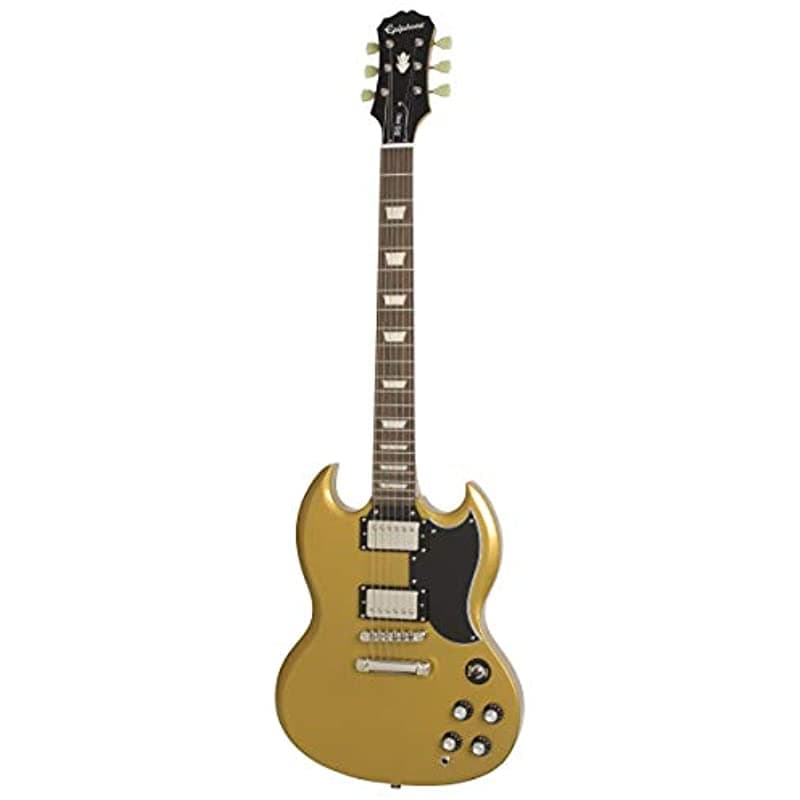 Epiphone 1961 G-400 Pro Guitarra Eléctrica Metallic Gold EGGPMGNH3
