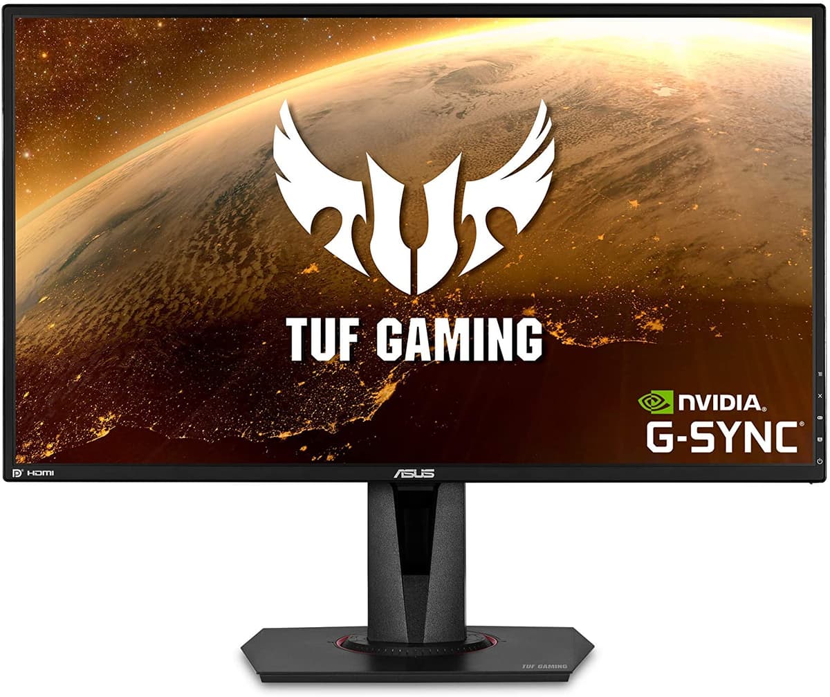 ASUS TUF Gaming VG27AQ 27" G-Sync Monitor para Juegos 155Hz 1440P 1ms IPS Eye Care DP HDMI (Reacondicionado)