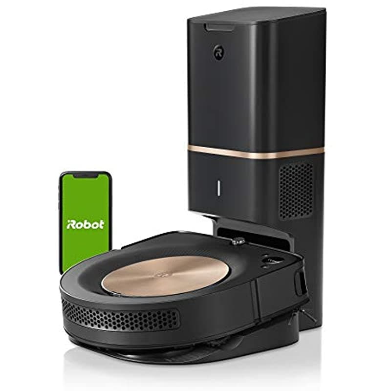 iRobot Roomba s9+ S955020 - Aspiradora Robot Autovaciado por 60 Días, Detección y Limpieza Inteligente de Rincones y Bordes, Succión Potente, Mapeo Inteligente