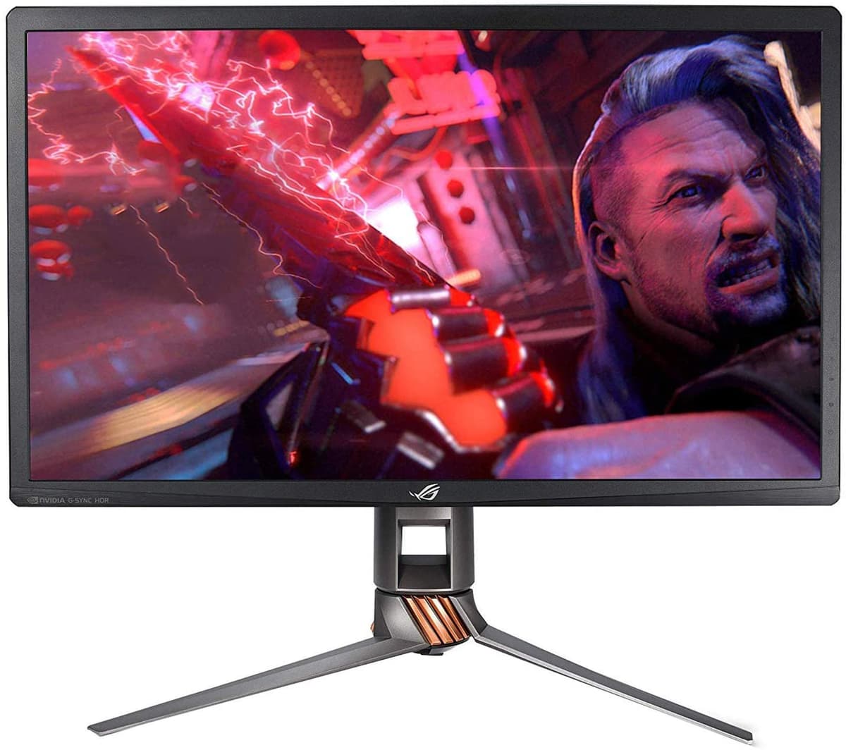 ASUS ROG Swift PG27UQ Monitor Gaming de 27” 4K UHD 144Hz DP HDMI G-SYNC HDR con Sincronización Aura y Cuidado Ocular