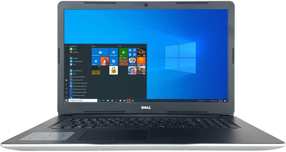 Dell Inspiron I3793 17.3" Led Full Hd Laptop - 10Th Gen Intel Core I7-1065G7 4-Core Up 3.90 Ghz Cpu 32Gb Ddr4 Ram 1Tb Ssd 2Gb Nvidia Geforce Mx230 Graphics Windows 10 Pro (64-Bit)