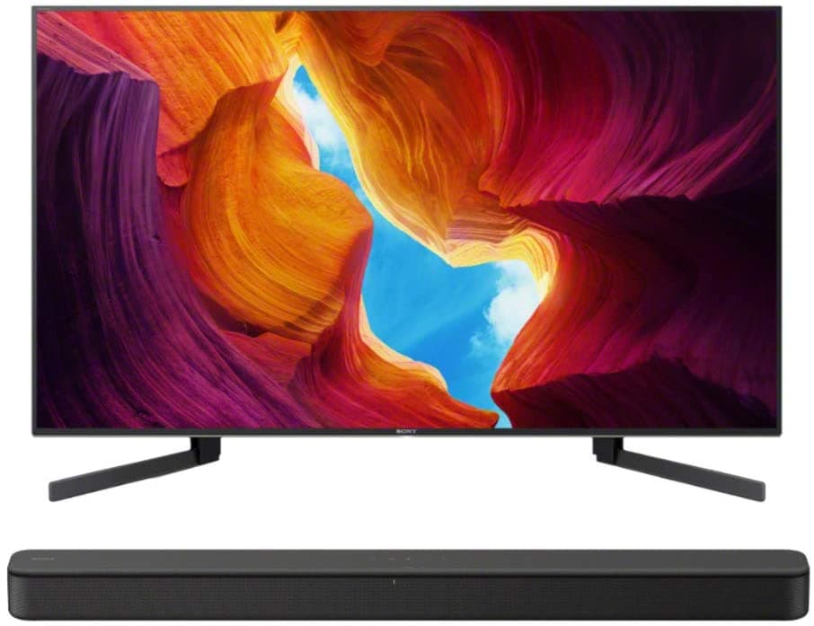 Sony Xbr-49X950H 49" Full Array Led 4K Ultra Hd Hdr Android Smart Tv Con Barra De Sonido Ht-S100F De 2 Canales Con Paquete De Tweeter Integrado (2 Artículos)