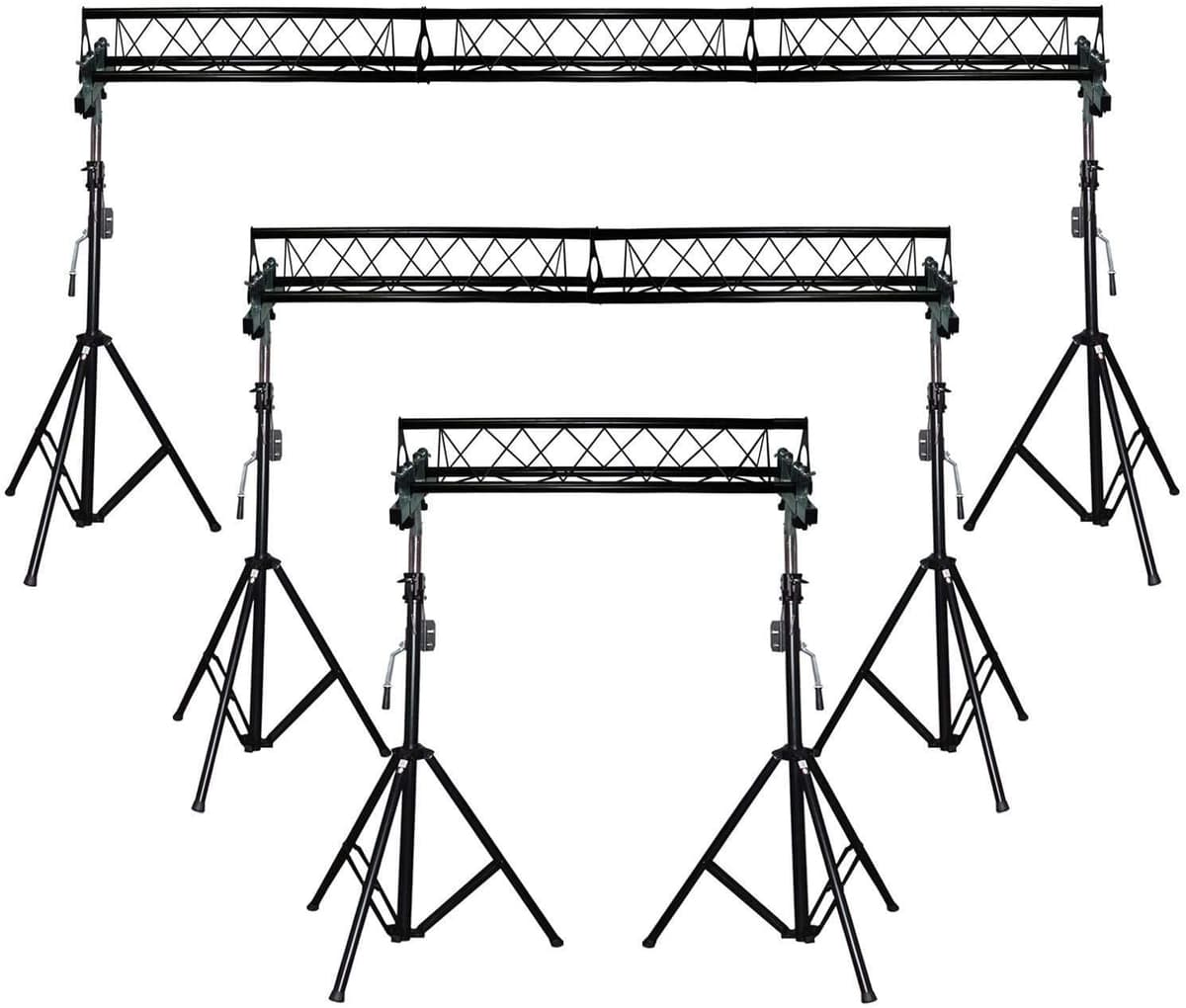 Cedarslink 15' De Ancho Manivela Triangular Trussing Mobile Dj Iluminación Truss Sistema Triángulo 10" Diámetro Trussing En Lugar De 6" Como Otras Marcas