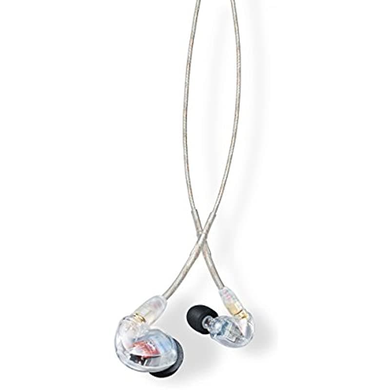 Auricular Dual Shure Microdriver De Alta Definición Con Cable Desmontable Auriculares Transparente SE425-CL