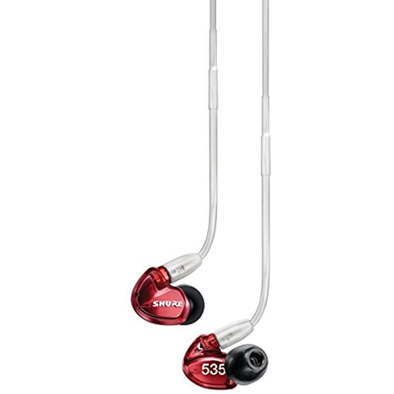 Shure Se535Ltd-J Triple De Alta Definición Auricular Microdriver Cable Desmontable Edición Especial Versión Internacional Roja