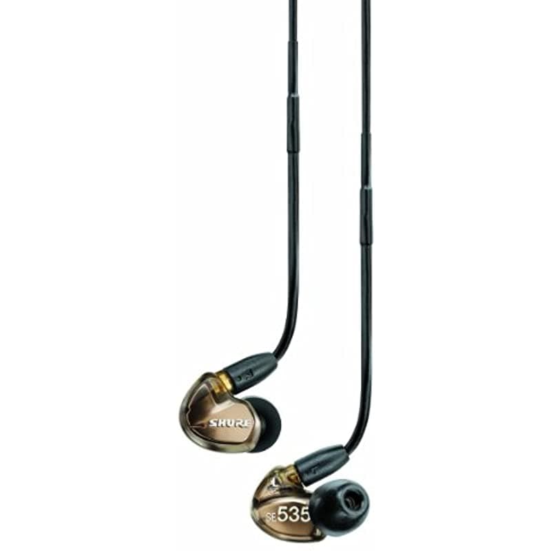 Shure Se535-V Aislamiento De Auriculares Triple Bronce Microdrivers De Alta Definición
