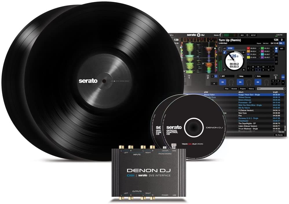 Denon Dj Ds1 | Audio De Vinilo Digital De Bolsillo Placa Full Serato Dj Pro & Serato Dvs Descargar 2 Canales De 24 Bits 96Khz